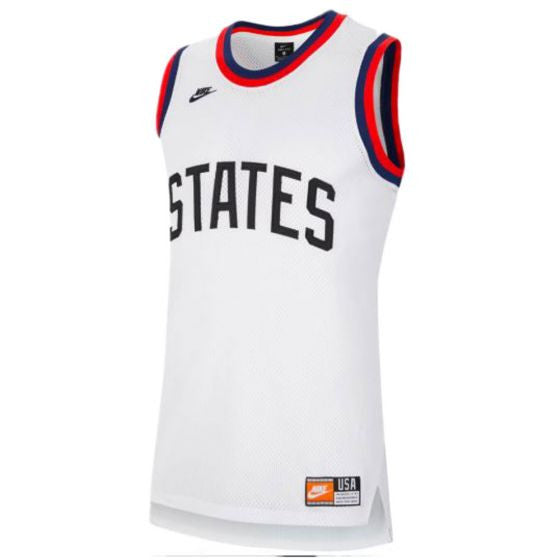 NIKE USA TANK JERSEY TOP International Replica Mens Small White/Black - Third Coast Soccer