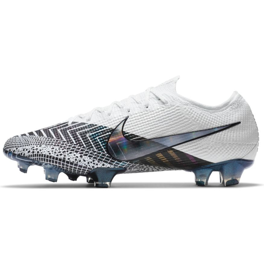 Nike Mercurial Vapor 13 Elite FG Mens Firm Ground White/Black Mens 8 - Third Coast Soccer