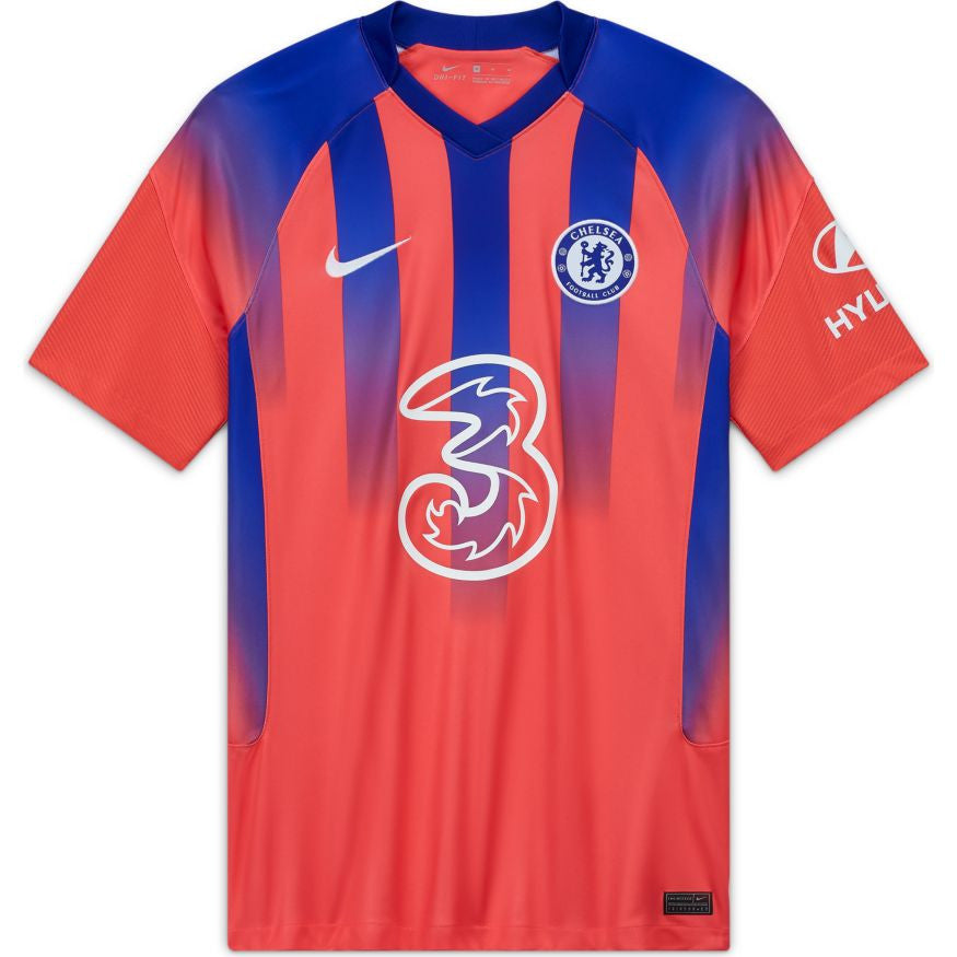 Nike Chelsea FC Youth Third Jersey 20/21 Club Replica Youth Small Ember Glow/Concord/White - Third Coast Soccer