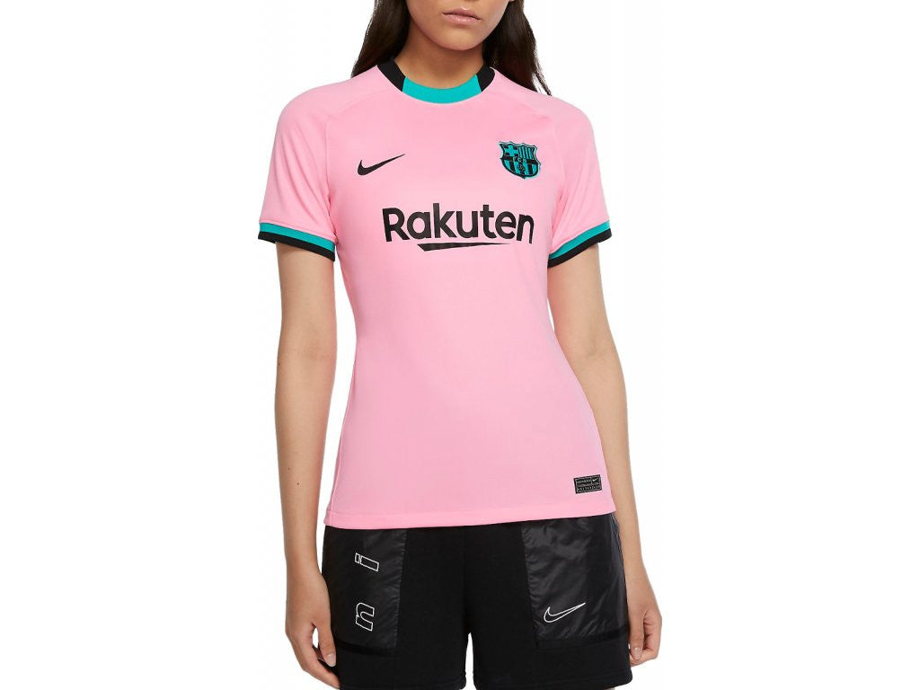 Nike Women's Barcelona Third Jersey 20/21 Club Replica Womens Extra Small Pink/Black - Third Coast Soccer