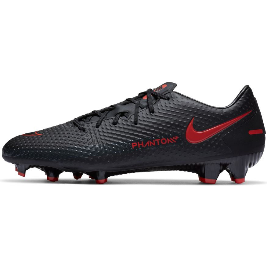 Nike Phantom Gt Academy Fg - Black/Red/Grey Mens Firm Ground Mens 6.5 Black/Chili Red/Smoke Grey - Third Coast Soccer