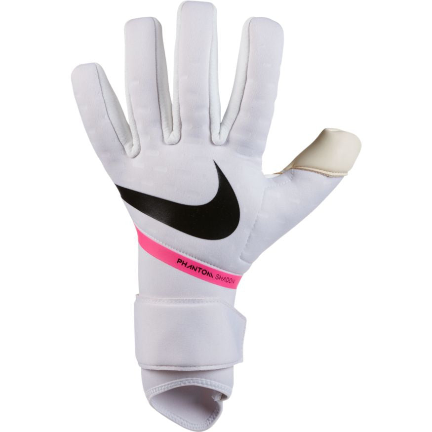 Nike Phantom Shadow Goalkeeper Glove Gloves Size 11 White/Pink Blast/Black - Third Coast Soccer