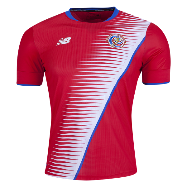 New Balance Costa Rica Home Jersey 17/18 Club Replica Red Mens Small - Third Coast Soccer