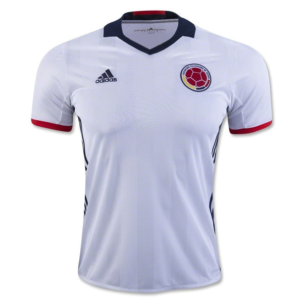 adidas Colombia Home Jersey 2016 International Replica Mens Small White/Collegiatenavy/Red - Third Coast Soccer