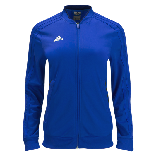 adidas Women's Condivo 18 Training Jacket - Bold Blue apparel closeout Bold Blue Womens Small - Third Coast Soccer
