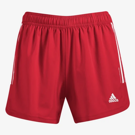 adidas Women's Condivo 22 Match Short - Red/White apparel closeout - Third Coast Soccer