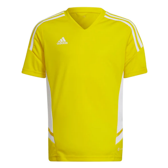 adidas Youth Condivo 22 Jersey - Yellow apparel closeout - Third Coast Soccer
