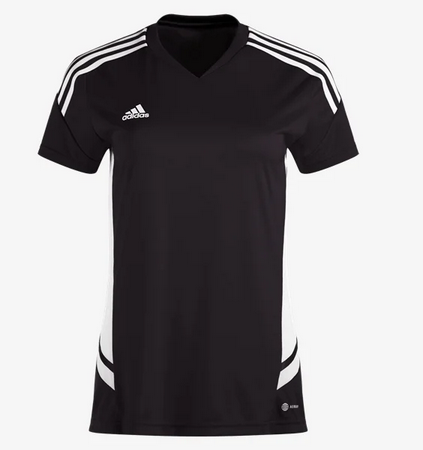 adidas Women's Condivo 22 Jersey - Black apparel closeout - Third Coast Soccer