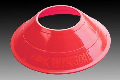 KWIKGOAL Mini Disc Cones - 25 Pack Coaching Accessories Red  - Third Coast Soccer