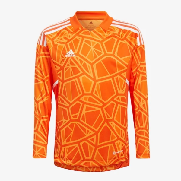 adidas Youth Condivo 22 LS Goalkeeper Jersey - Orange Goalkeeper Orange Youth Small - Third Coast Soccer