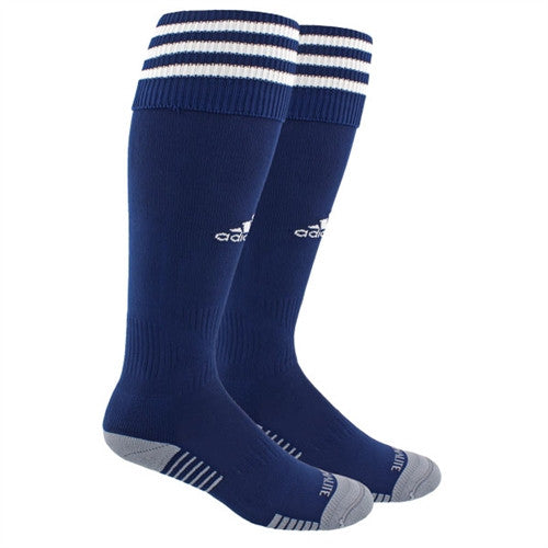 adidas Southside HS Copa Zone Cushion Sock - Navy Southside High School Small (1Y-4Y) Dark Blue/White - Third Coast Soccer