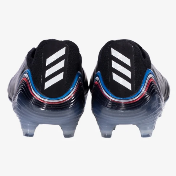 adidas Copa Sense+ FG Mens Footwear Black/White/Blue Rush Mens 8.5 - Third Coast Soccer