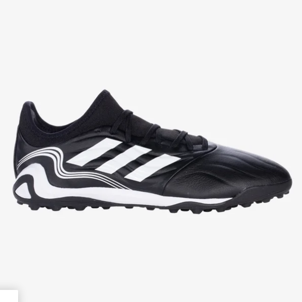 adidas Copa Sense.3 TF - Black/White/Vivid Red Mens Footwear Mens 7.5 Black/Whit - Third Coast Soccer