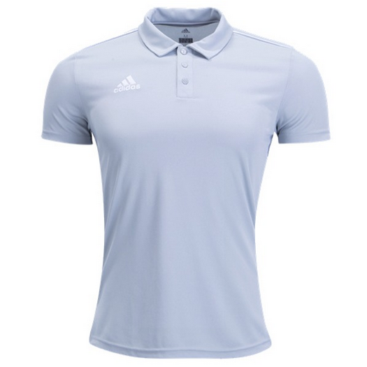 adidas Women's Core 18 Polo - Grey Polos   - Third Coast Soccer