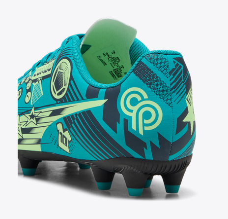 PUMA ULTRA CP LEGACY FG/AG JR - Deep Aqua/Marine Blue/Speed Green Youth Footwear - Third Coast Soccer