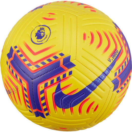 Nike Premeir League Strike Ball Balls Size 5 Yellow/Laser Crimson/Purple - Third Coast Soccer