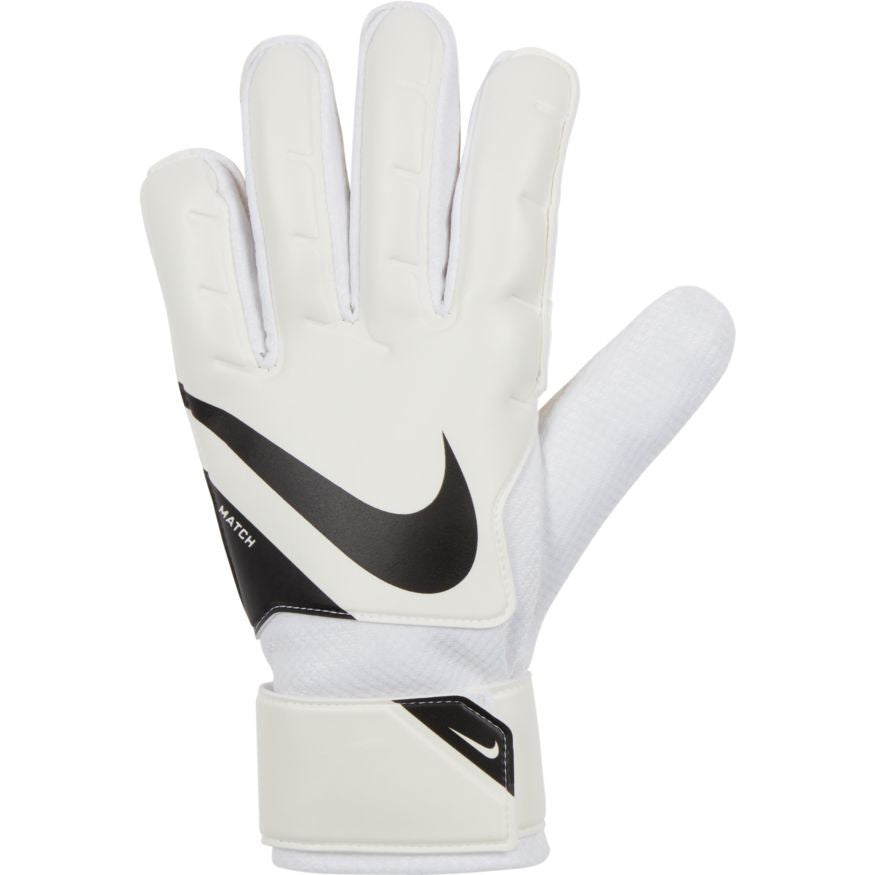 Nike Goalkeeper Match Glove - White Gloves White/Black Size 10 - Third Coast Soccer