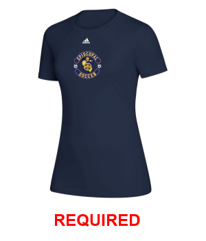 adidas Episcopal Women's Creator SS Tee Episcopal Girls Womens Extra Small Navy - Third Coast Soccer