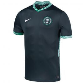 Nike Nigeria Away Jersey 2020 International Replica Mens Small Seaweed/White - Third Coast Soccer