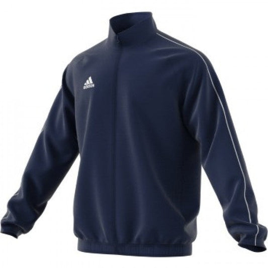 ADIDAS CORE 18 JACKET Jackets Darkblue/White Mens Small - Third Coast Soccer