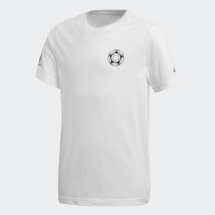 adidas World Cup History Mascots Tee T-Shirts White/Black Mens Small - Third Coast Soccer