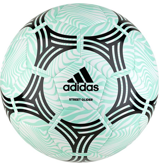 adidas Tango Street Glider Ball - Mint/Black/Green Balls Clemin/Black/Green Size 5 - Third Coast Soccer