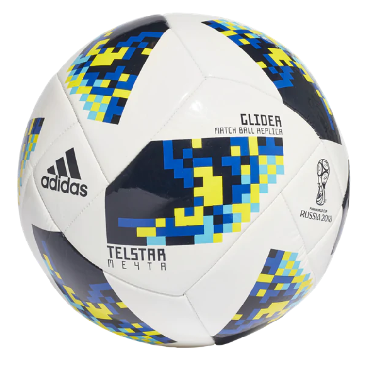 adidas Telstar 18 World Cup Ko Glider Ball - White/Night Indigo Balls Size 5 White/Night Indigo - Third Coast Soccer