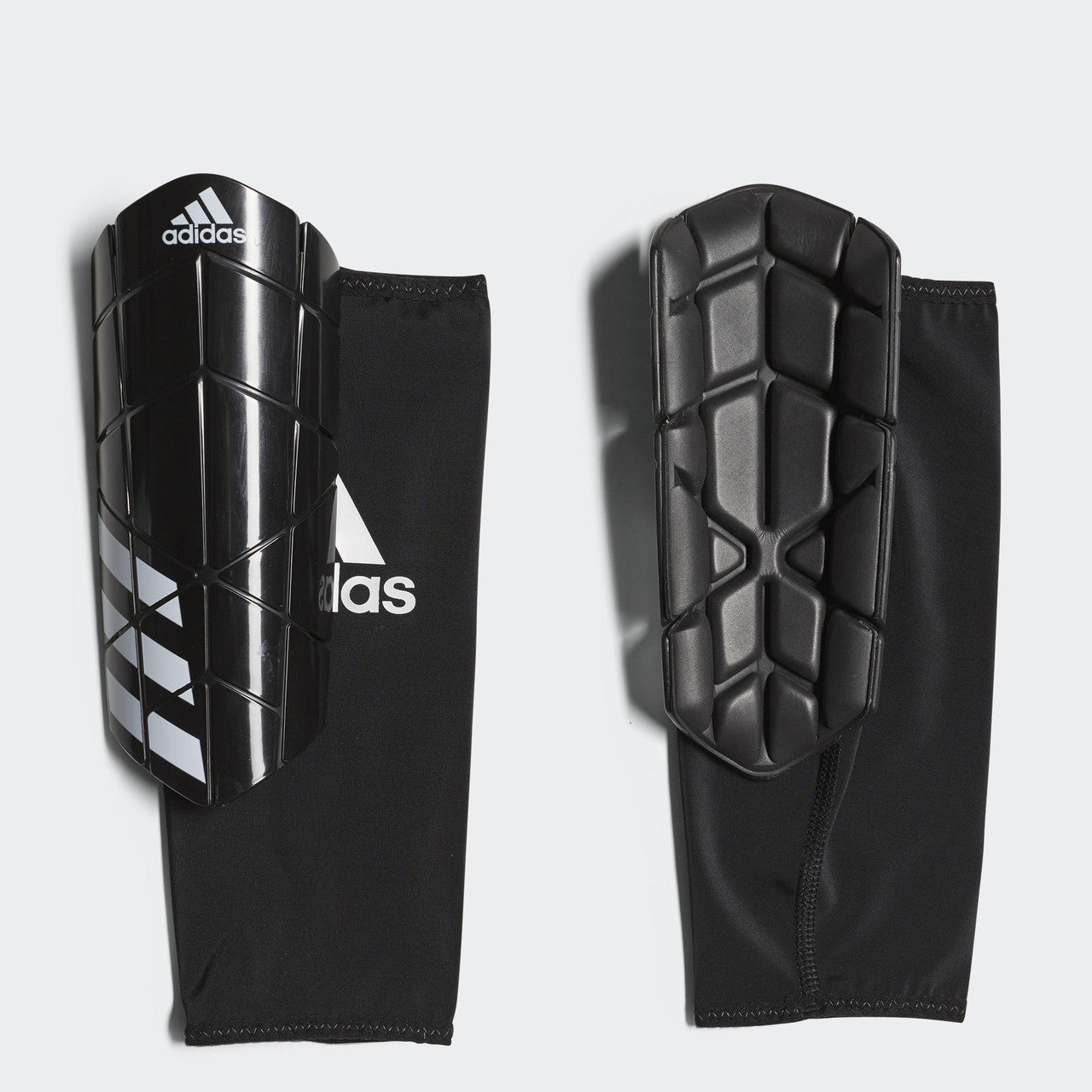 adidas Ever Pro Shinguard - Black/White Adult Shinguards Black/White Small - Third Coast Soccer