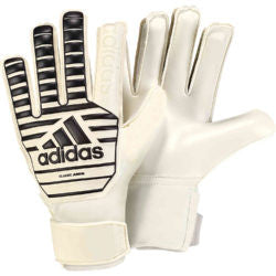 adidas Junior Classic GK Glove - White/Black Gloves White/Black Size 8 - Third Coast Soccer