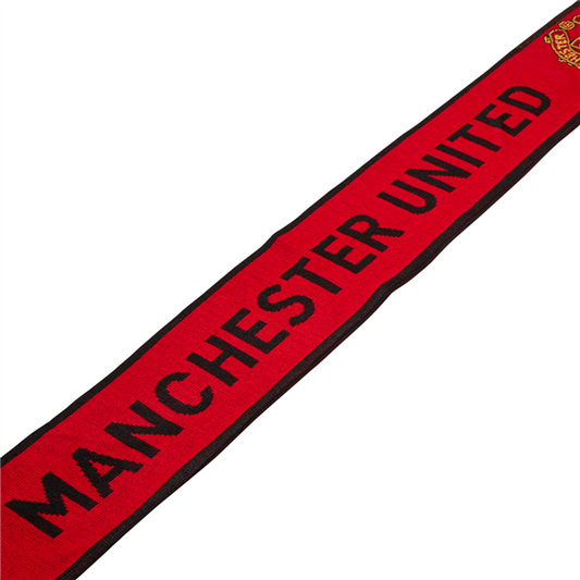adidas Manchester United Scarf 18/19 Scarves Red/Black  - Third Coast Soccer