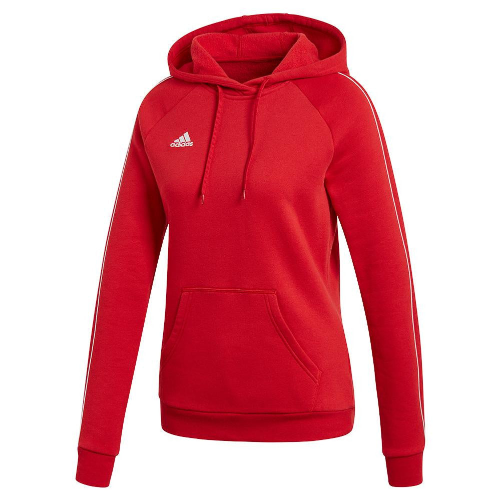 adidas Women'S Core 18 Hoody - Power Red Jackets Power Red/White Womens Extra Small - Third Coast Soccer