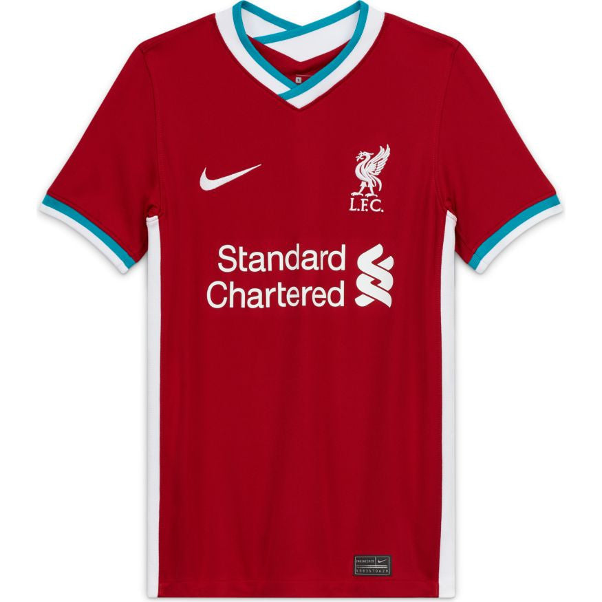 Nike Liverpool Youth Home Jersey 20/21 Club Replica Closeout Gym Red/White Youth Small - Third Coast Soccer