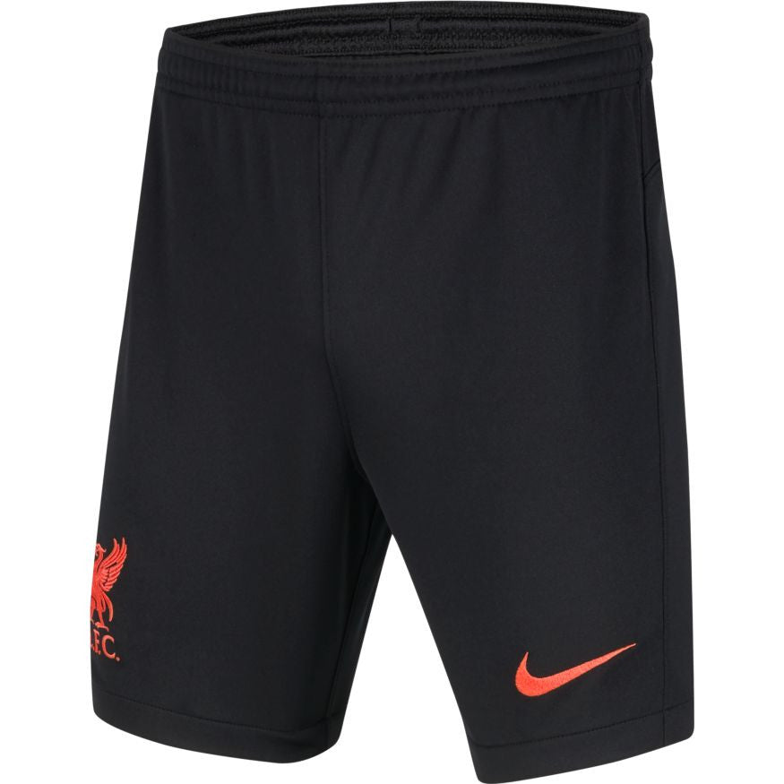 Nike Liverpool Fc Men'S Stadium Short Club Replica Mens Small Black/Laser Crimson - Third Coast Soccer