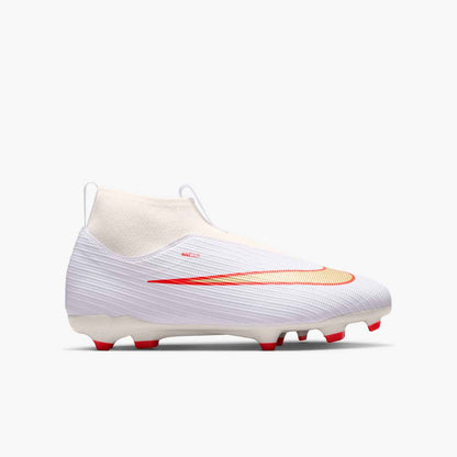 Nike Junior Mercurial Superfly 11 Academy FG/MG - White/Crimson