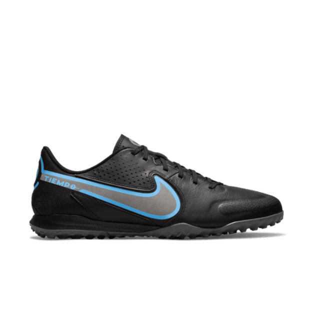 Nike Tiempo Legend 9 Academy Turf - Black/Iron Grey Men's Footwear Closeout   - Third Coast Soccer