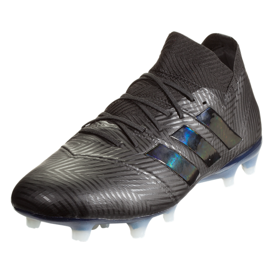 adidas Nemeziz 18.1 FG - Black/Black/White Mens Firm Ground Black/Black/White Mens 6.5 - Third Coast Soccer