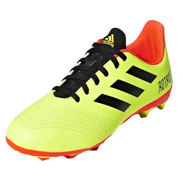 adidas Junior Predator 18.4 Fxg - Solar Yellow/Core Black/Solar Red Youth Firm Ground Emode/Emode/Emode Youth 1 - Third Coast Soccer