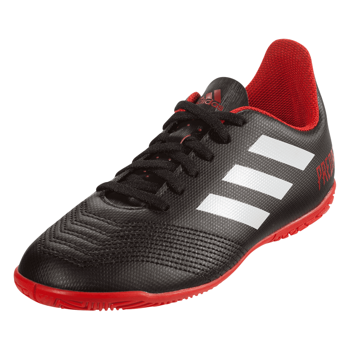 adidas Junior Predator Tango 18.4 In - Black/White/Red Youth Indoor Youth 2 Black/White/Red - Third Coast Soccer