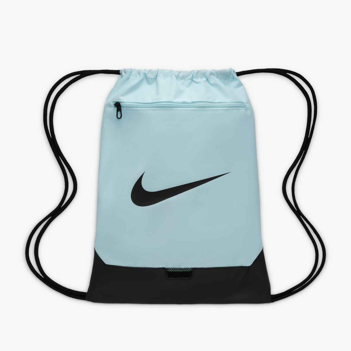 Nike Brasilia 9.5 Gym Sack - Glacier Blue/Black Bags Glacier Blue/Black - Third Coast Soccer