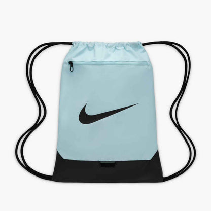Nike Brasilia 9.5 Gym Sack - Glacier Blue/Black Bags Glacier Blue/Black - Third Coast Soccer