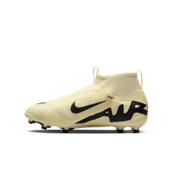 Nike Junior Mercurial Superfly 9 Pro FG - Lemonade/Black Youth Footwear   - Third Coast Soccer