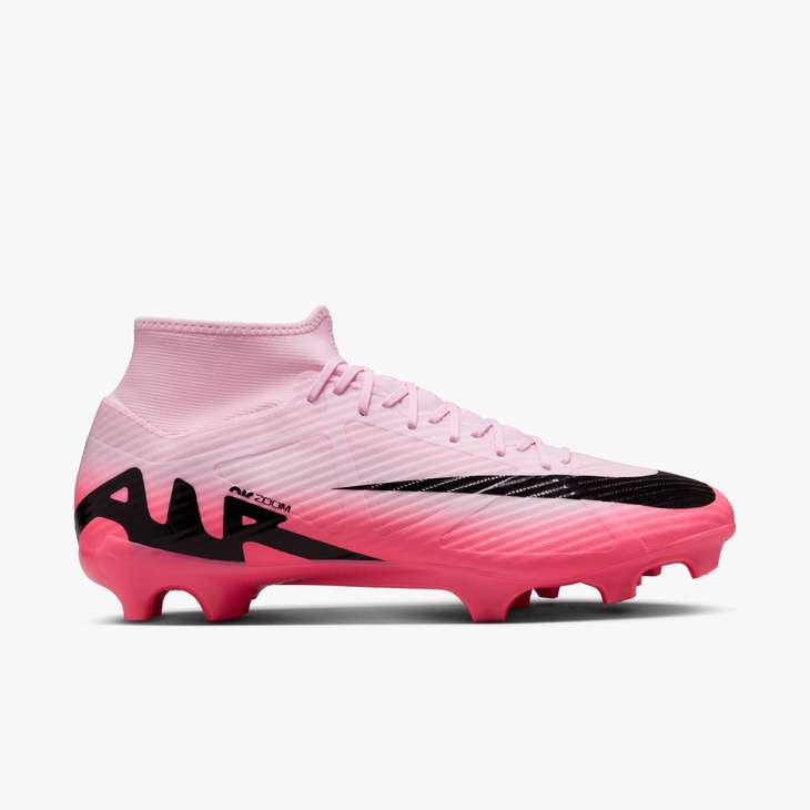 Nike Mercurial Superfly 9 Academy FG - Pink Foam/Black Mens Footwear   - Third Coast Soccer