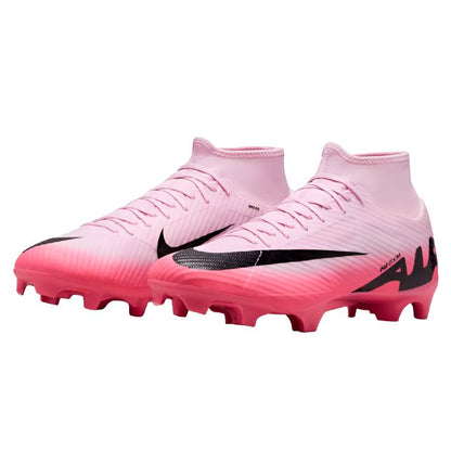 Nike Mercurial Superfly 9 Academy FG - Pink Foam/Black Mens Footwear   - Third Coast Soccer