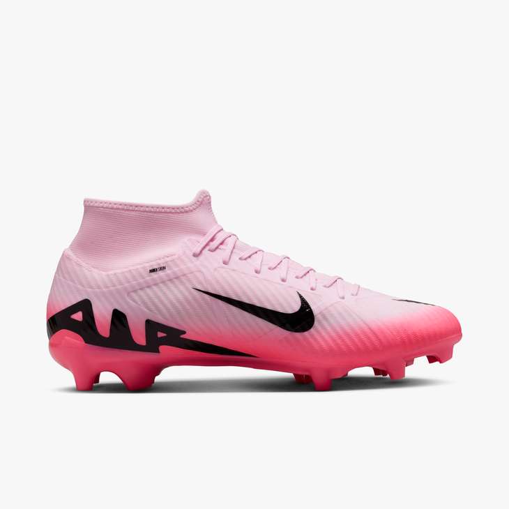 Nike Mercurial Superfly 9 Academy FG - Pink Foam/Black Mens Footwear   - Third Coast Soccer