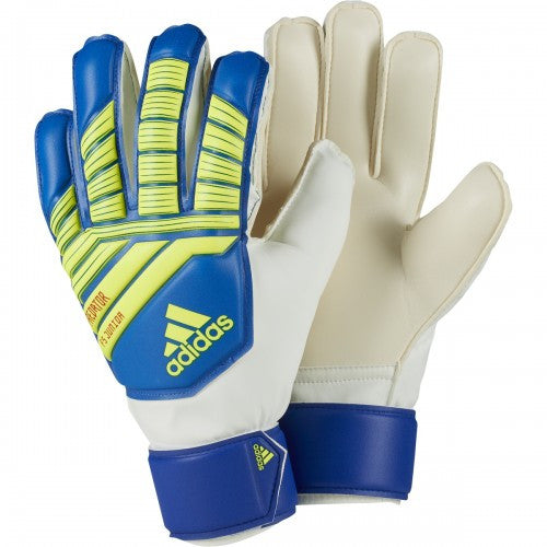 adidas Predator Top Training Junior Fingersave Gk Glove - Football Blue/Bold Blue/Solar Yellow Gloves Size 8 Football Blue/Blue/Yellow - Third Coast Soccer