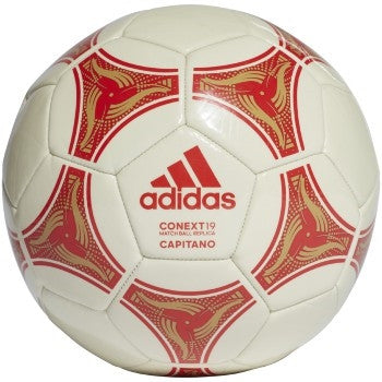 adidas Conext 19 Capitano Ball - Raw White/Active Red/Raw Sand Balls Size 5 Raw White/Active Red/Raw Sand - Third Coast Soccer