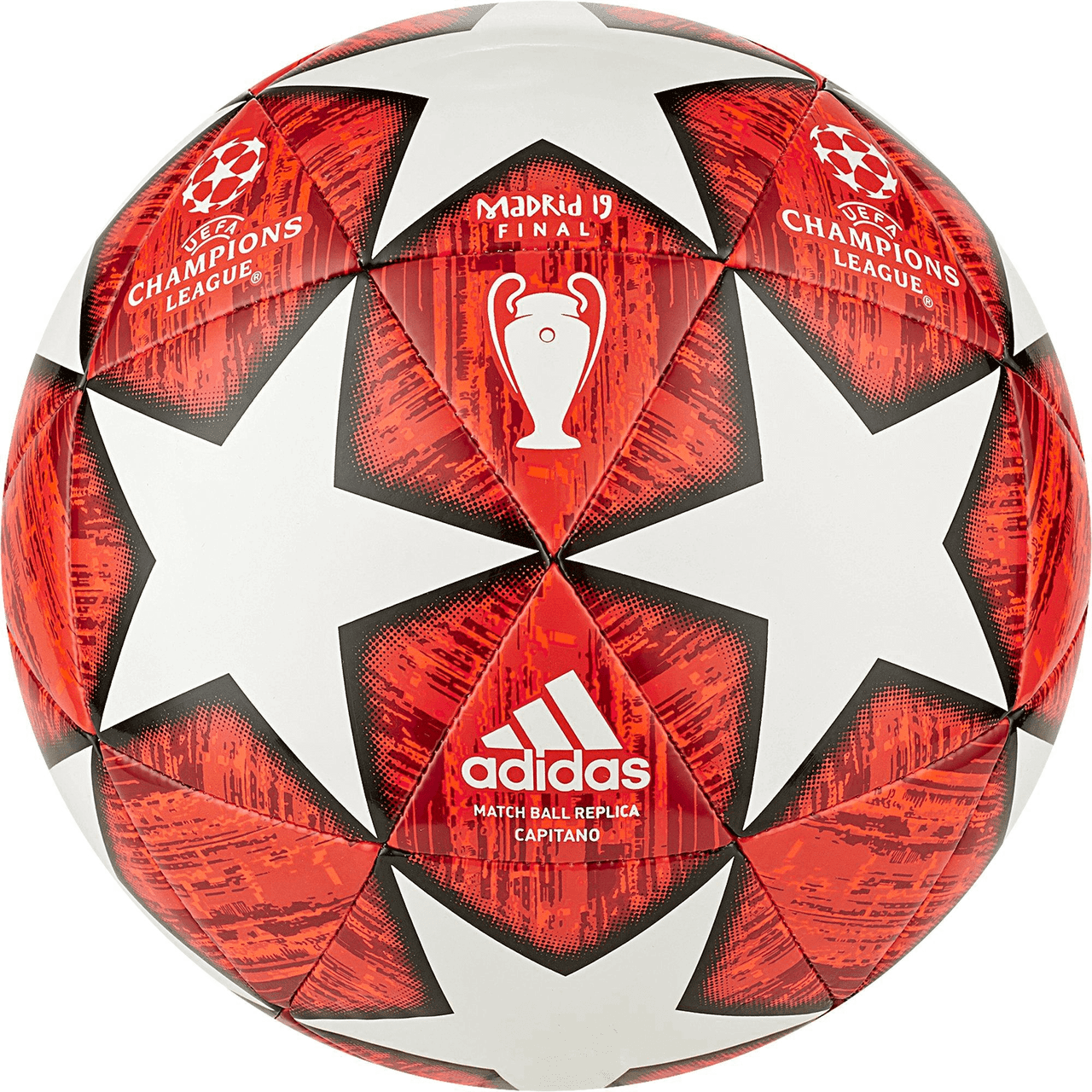 adidas Finale Milano 2019 Capitano Ball - Off White/Red Balls Size 5 Off White/Red/Red - Third Coast Soccer