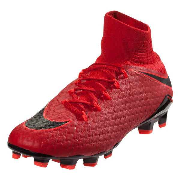 Nike Hypervenom Phatal III DF FG - University Red/Black/Bright Crimson Mens Firm Ground University Red/Black/Crimson Mens 6.5 - Third Coast Soccer