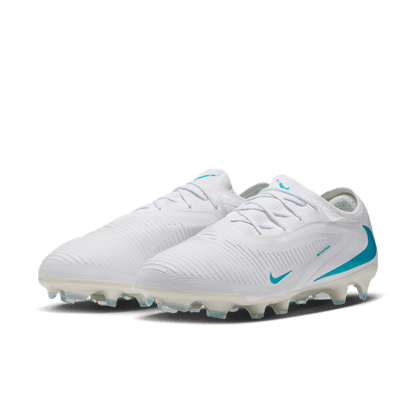 Nike Phantom 6 Low Pro FG - White/Dusty Cactus Men's Footwear White/Dusty Cactus Mens 6.5 - Third Coast Soccer