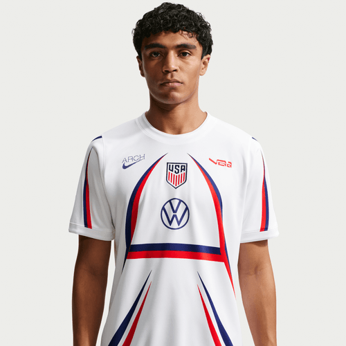 Nike USA x V.A.A. Men's Academy Pro Short-Sleeve Soccer Top International Replica White Mens Small - Third Coast Soccer